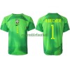 Maillot de Gardien Brésil Alisson Becker 1 Extérieur Coupe du Monde 2022 Pour Homme